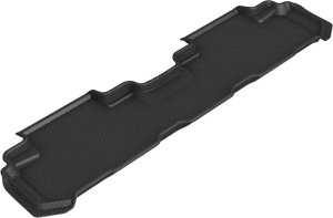 Subaru Ascent Floor Mats - Rear - 3D MAXpider - KAGU Series - Black - `19-`24